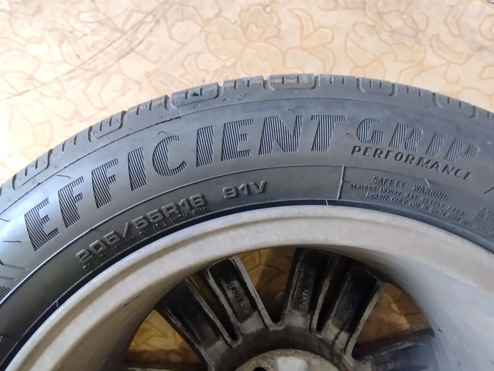 Диски+шины Фольксваген/GoodYear EfficientGrip Performance 205/55 R16