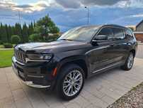 Jeep Grand Cherokee SUMMIT 4X4 Benzyna Long Pneumatyka 2021r 7 osobowy masaże SUMMIT
