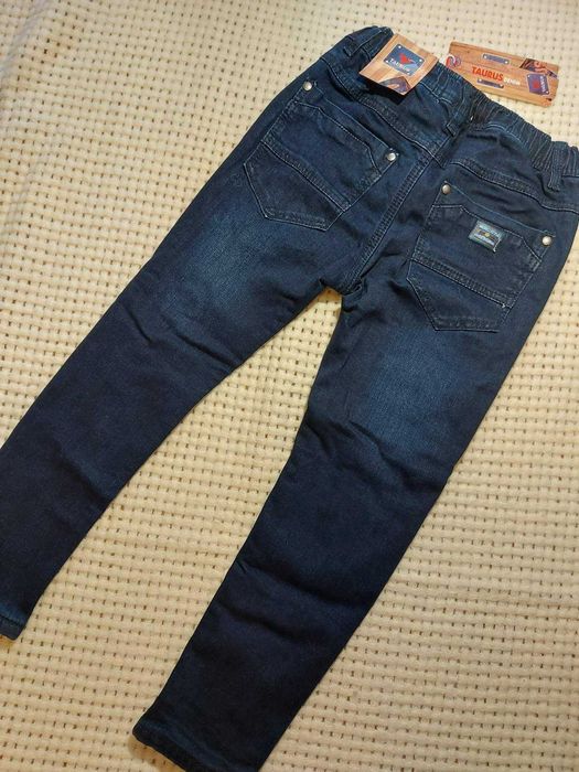 Джинси для хлопчиків на флісі taurus 128 140 146 152 158 прямі