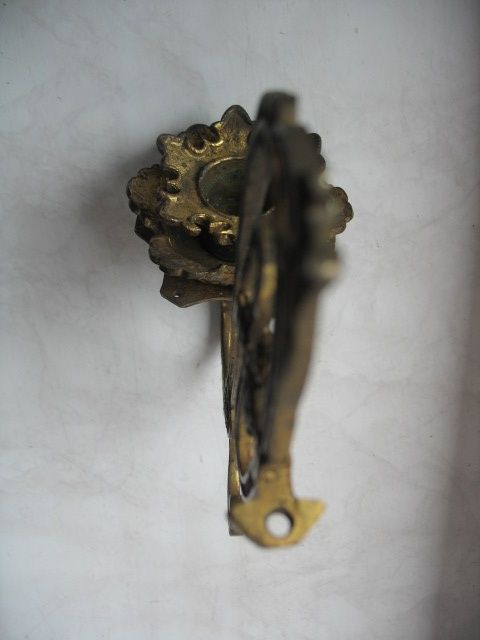 Kinkiet na świeczkę od pianina-mosiądz złocony