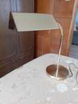 Lampa biurowa/nocna złota