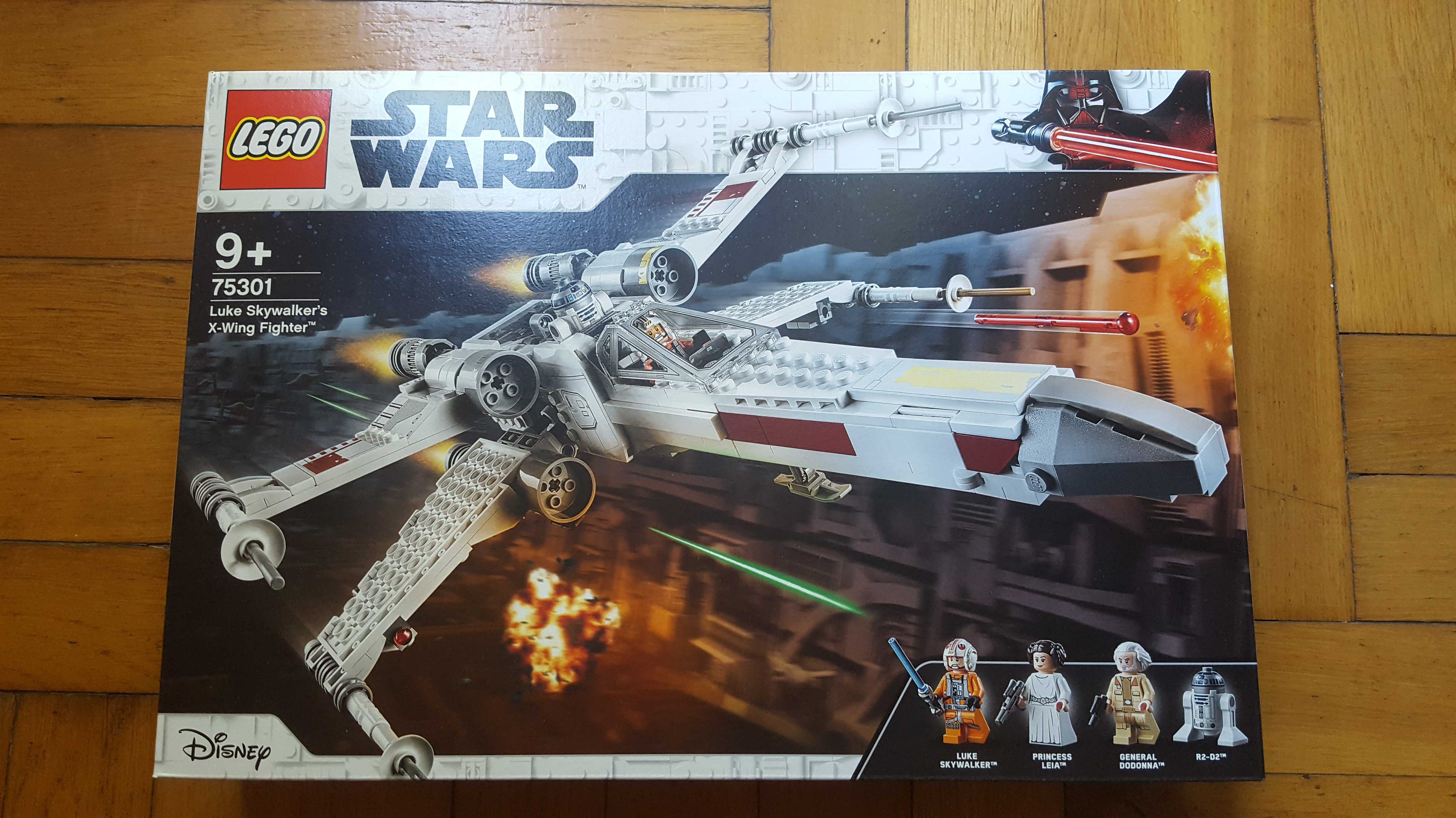 LEGO Star Wars 75301 + 75325 X-Wing Luke’a Skywalkera i Myśliwiec N-1