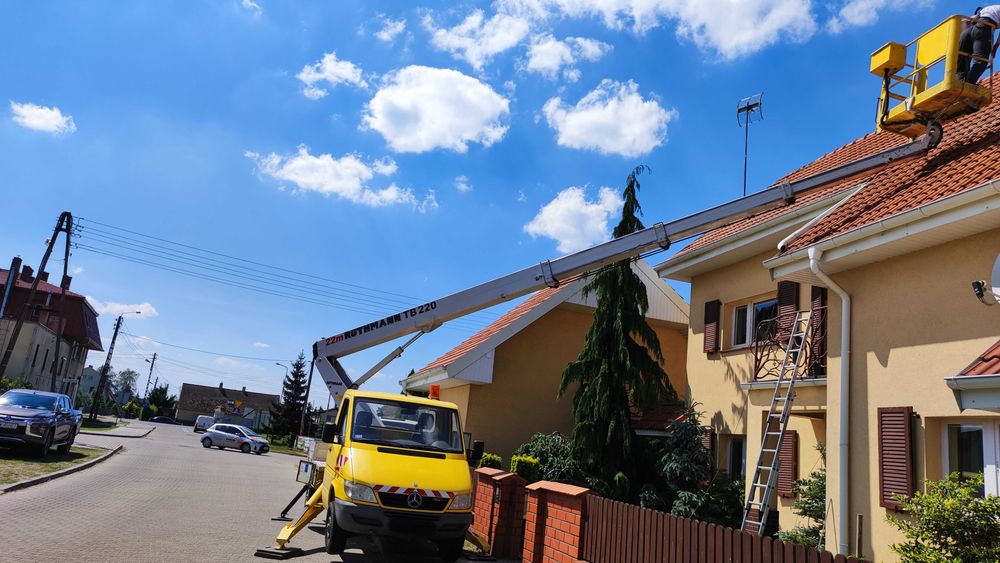 Wynajem podnośnika koszowego zwyżka 22m Wrocław i okolice