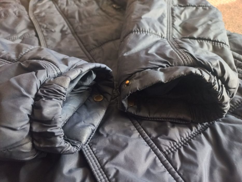 Темно-синя осіння чоловіча куртка, демісезонна куртка, тепла курточка