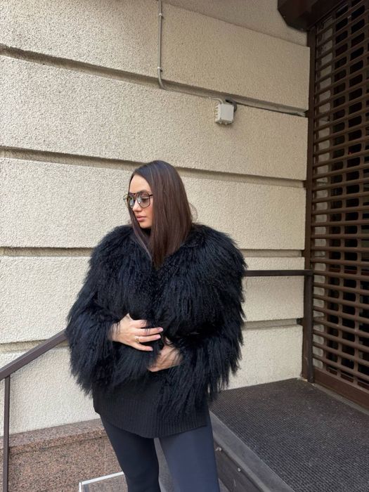 Шуба из натуральной ламы.Шуба лама.шуба з лами.наші фото.