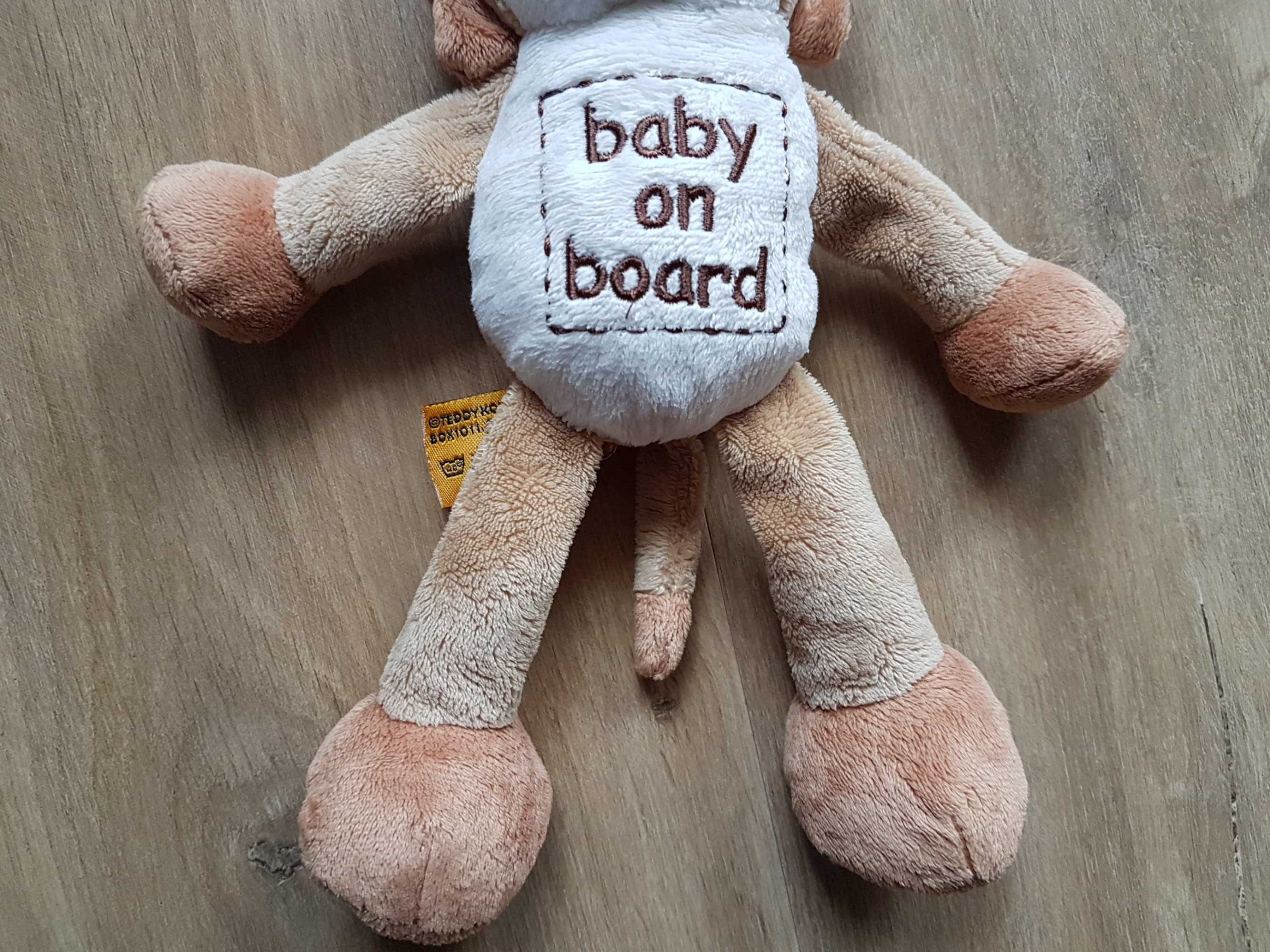 Teddykompaniet Diinglisar Wild BABY ON BOARD Zawieszka do auta Lew