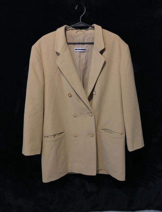 Dwurzędowy Płaszcz Jil Sander Agnora / Wełna Śliczny Kolor Unisex