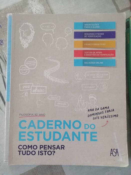 Caderno Atividades Filosofia 10° ano "Como pensar tudo isto?"