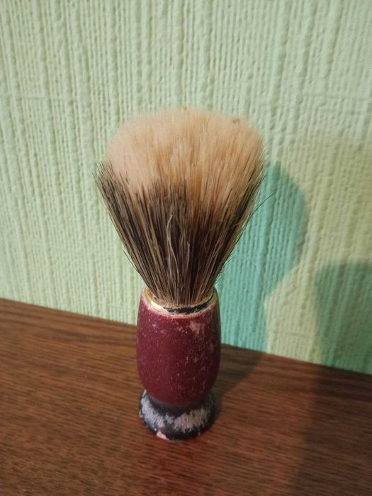 Помазок для гоління пензель щітка (з натуральної щетини)