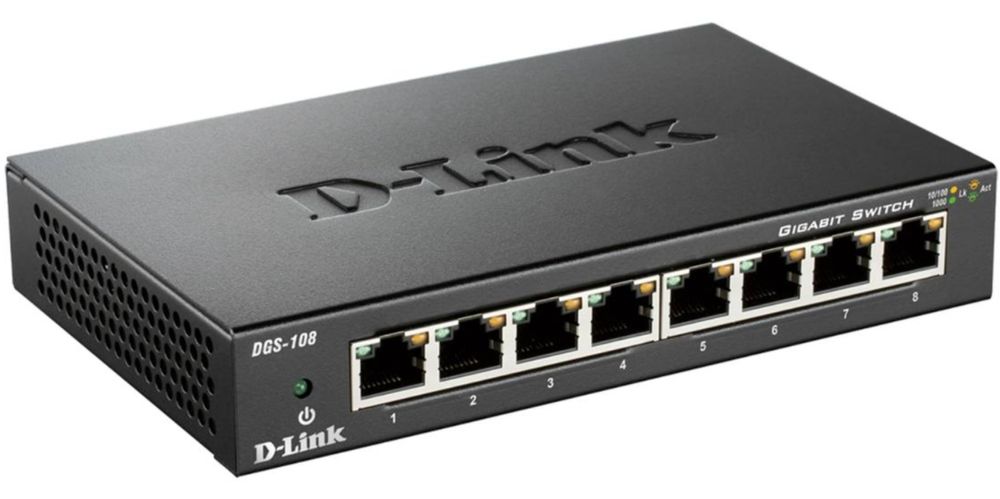 Switch D-link 8 portas Gigabit