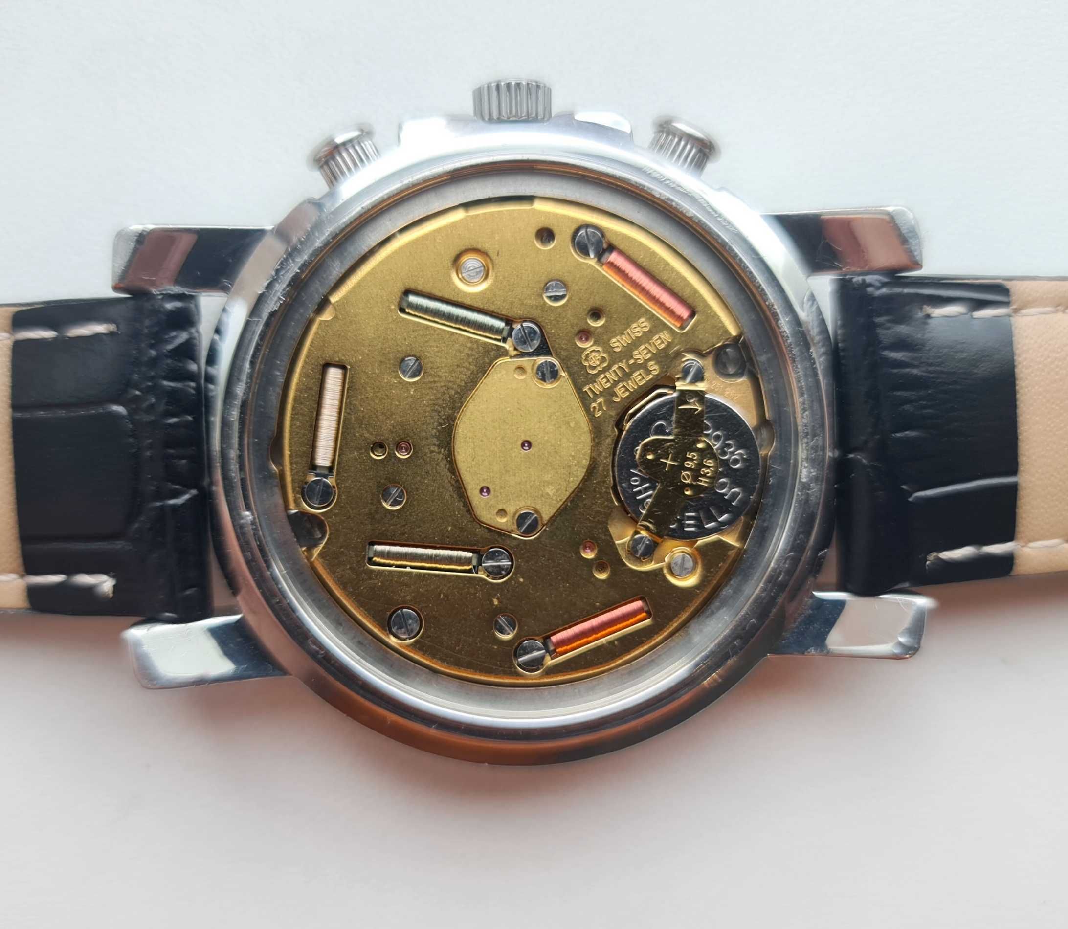 Чоловічий годинник часы Tissot T-Lord Chronograph Eta 251.262 27 jew