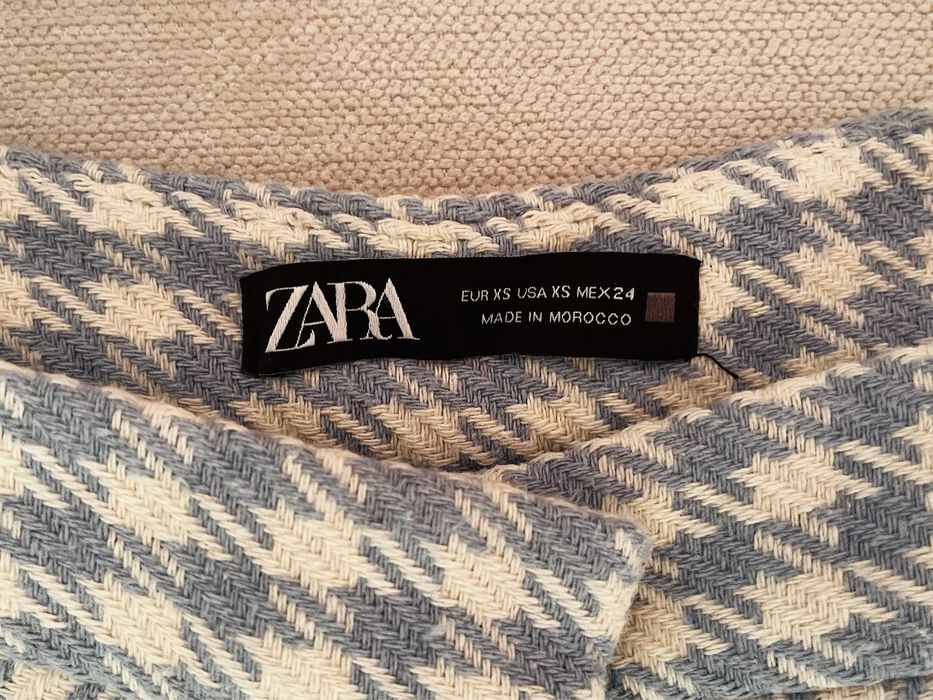 Damskie spodenki w pepitkę Zara XS