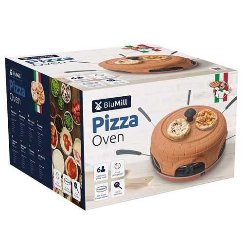 Elektryczny Piec do Pizzy BluMill 1100W – 6 mini pizz