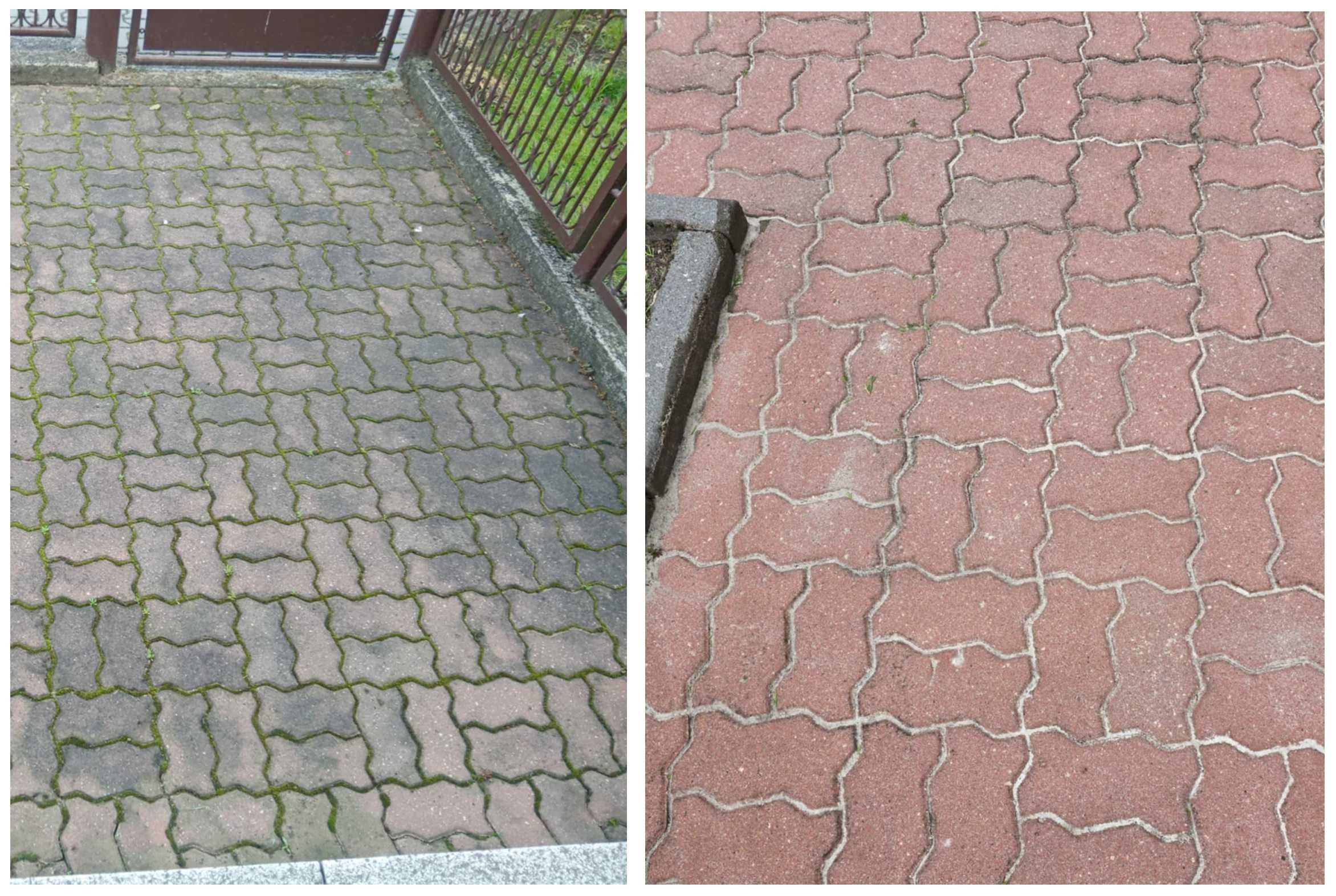 Czyszczenie kostki brukowej