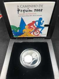 RESERVADO 2,5 Euros Estojo Prata Proof XXIX Olímpicos - Pequim 2008