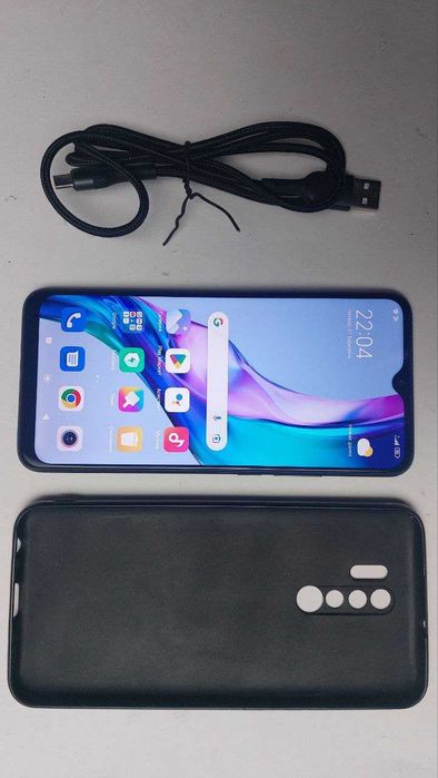 Все рабочее Xiaomi Redmi 9 Телефон на 4+1/64 Гб Смартфон с NFC +чехол