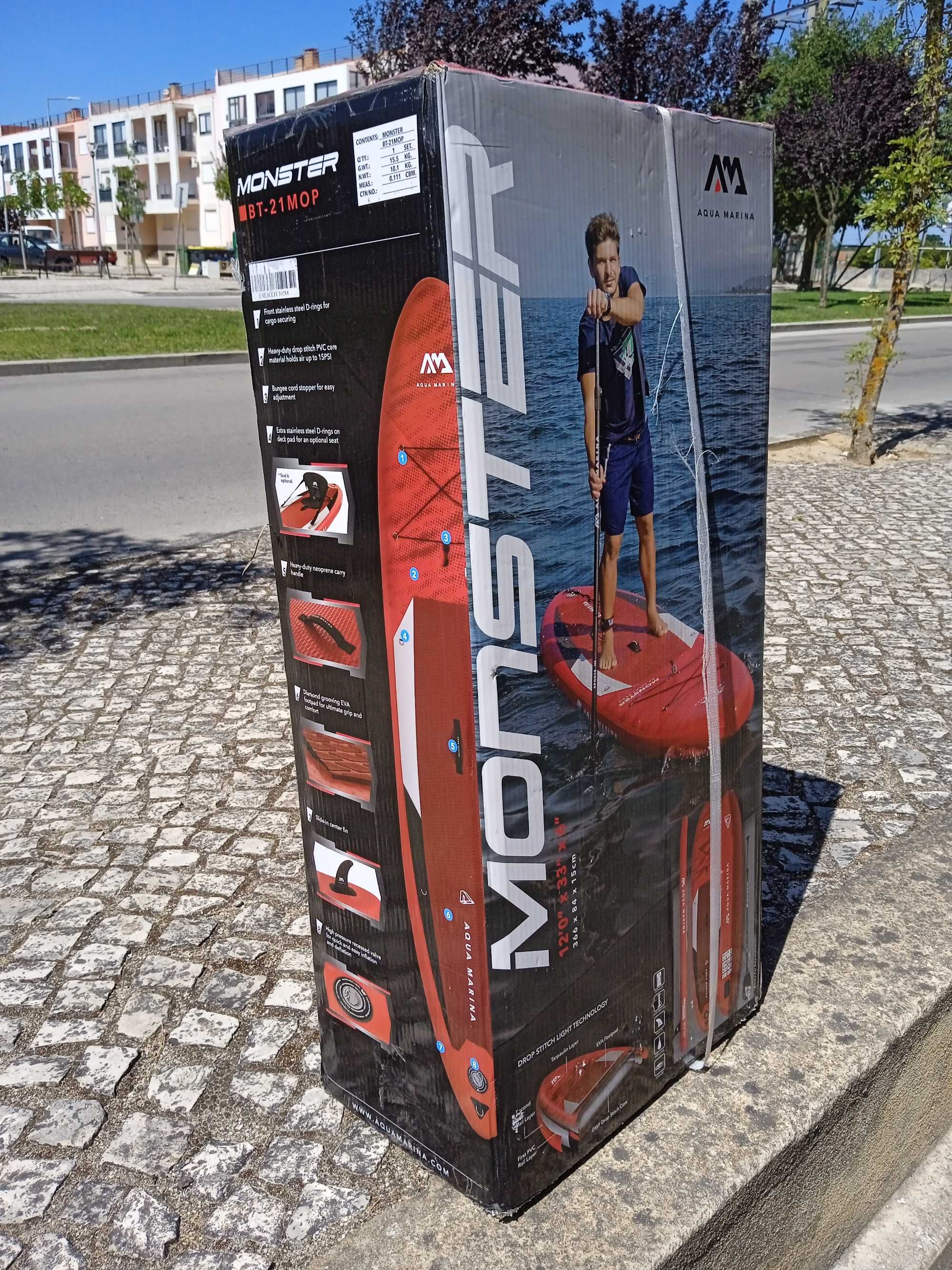 STAND UP PADDLE na Caixa, a estrear! Aqua Marina Monster!