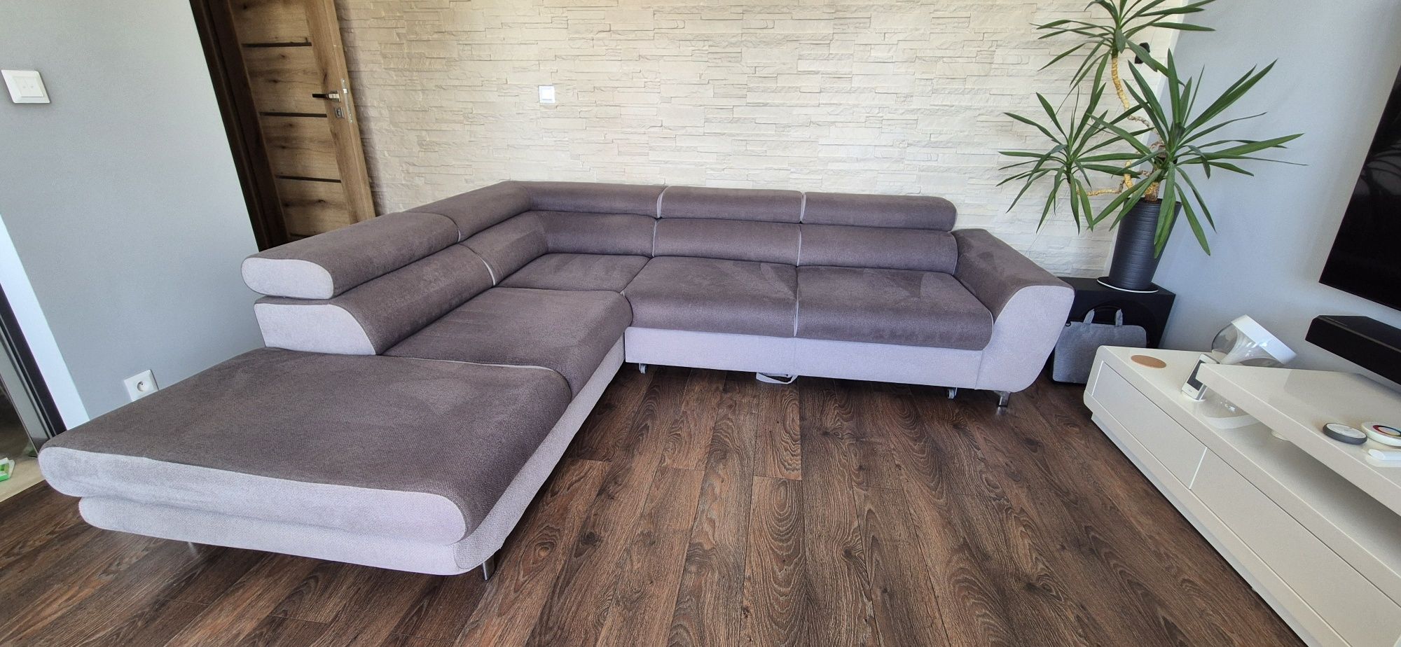 Naroznik z funkcja spania duży jak nowy model Piano