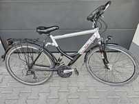 Rower Trekking Shimano Deore męski amortyzacja niemiecki