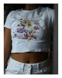 Top baby tee flores