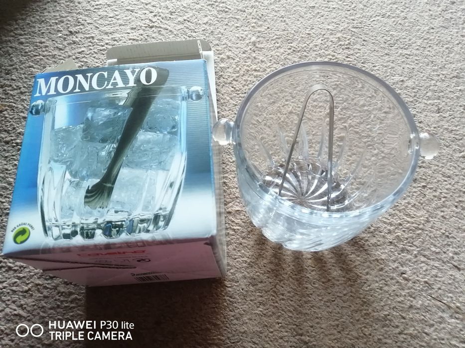 Balde de gelo com pinça novo com caixa