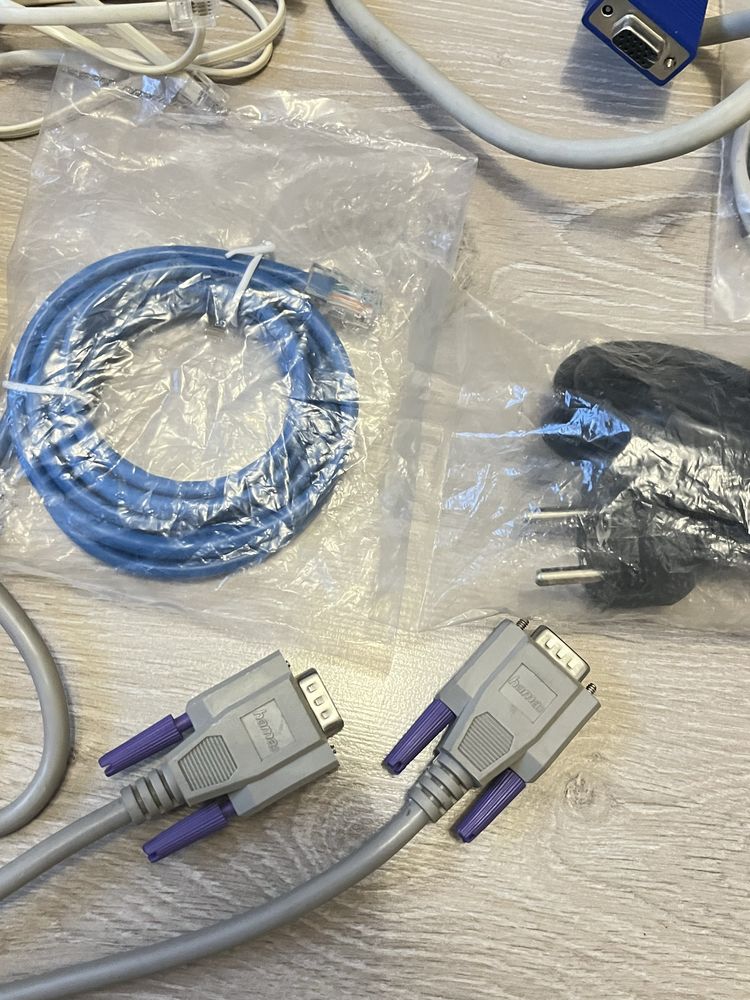 Zestaw kabli do komputera drukarek monitora telefonów itp NOWE i używa