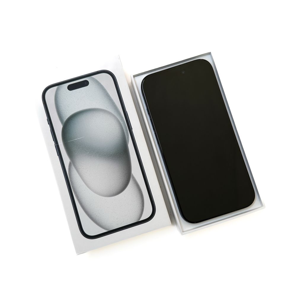 iPhone 15 Plus 256GB - Czarny - Komplet