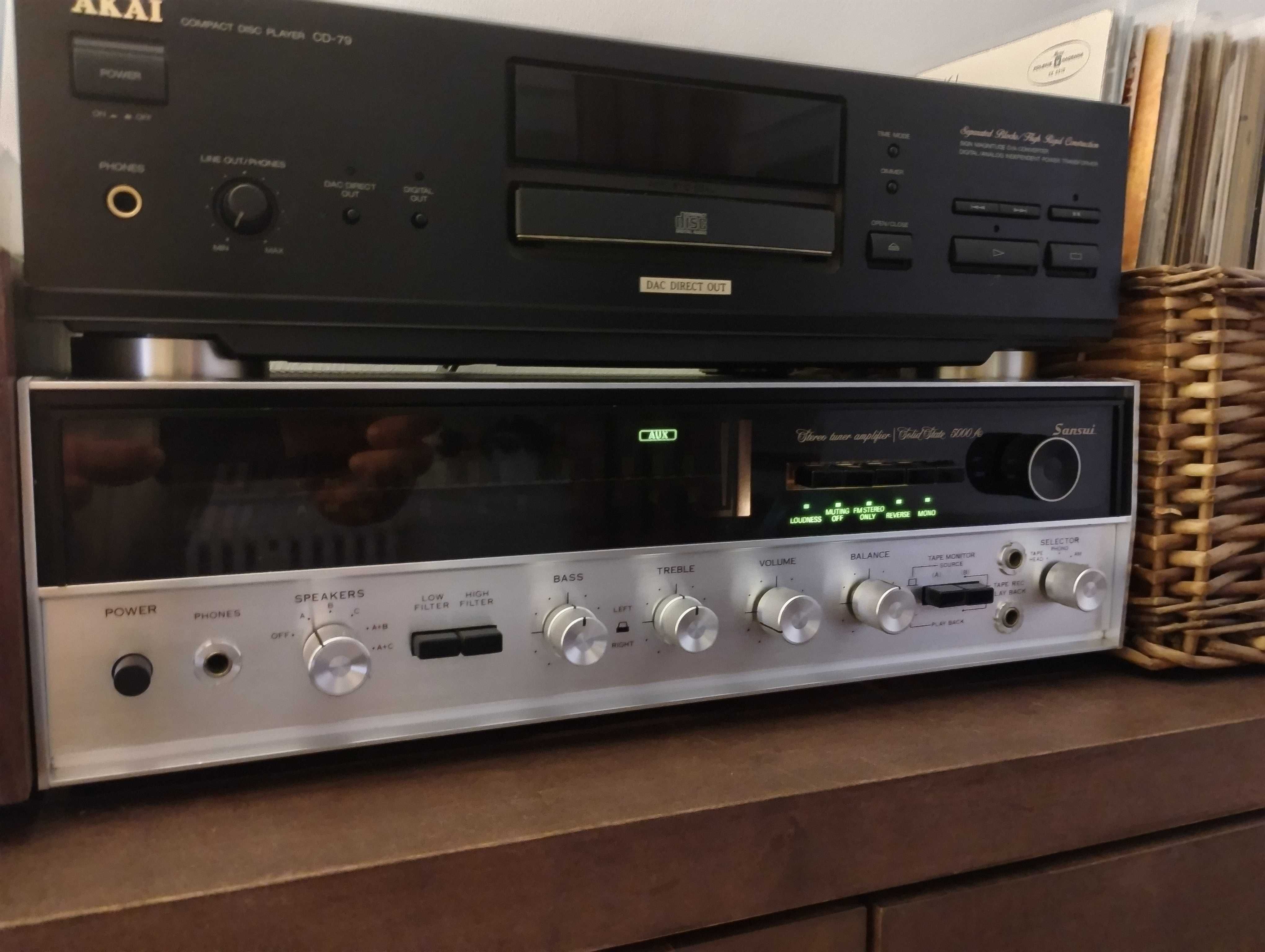 Sansui 5000A. Amplituner stereo. Vintage.