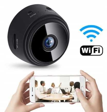 NOWA Mini kamera bezprzewodowa szpiegowska WiFi detekcja ruchu kamerka