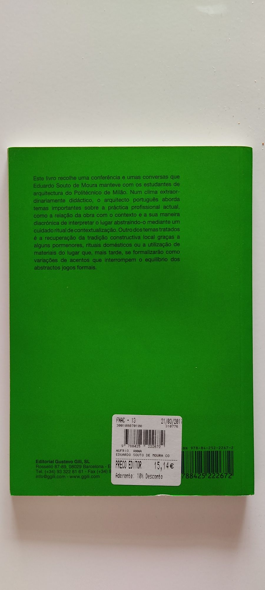 Eduardo Souto de Moura - Conversas com Estudantes