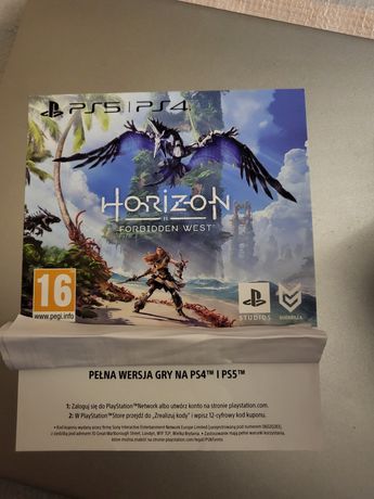 Horizon Forbidden West PS5/ PS4 NOWA Voucher / kartonik