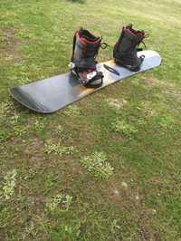 Deska snowboardowa z butami 37