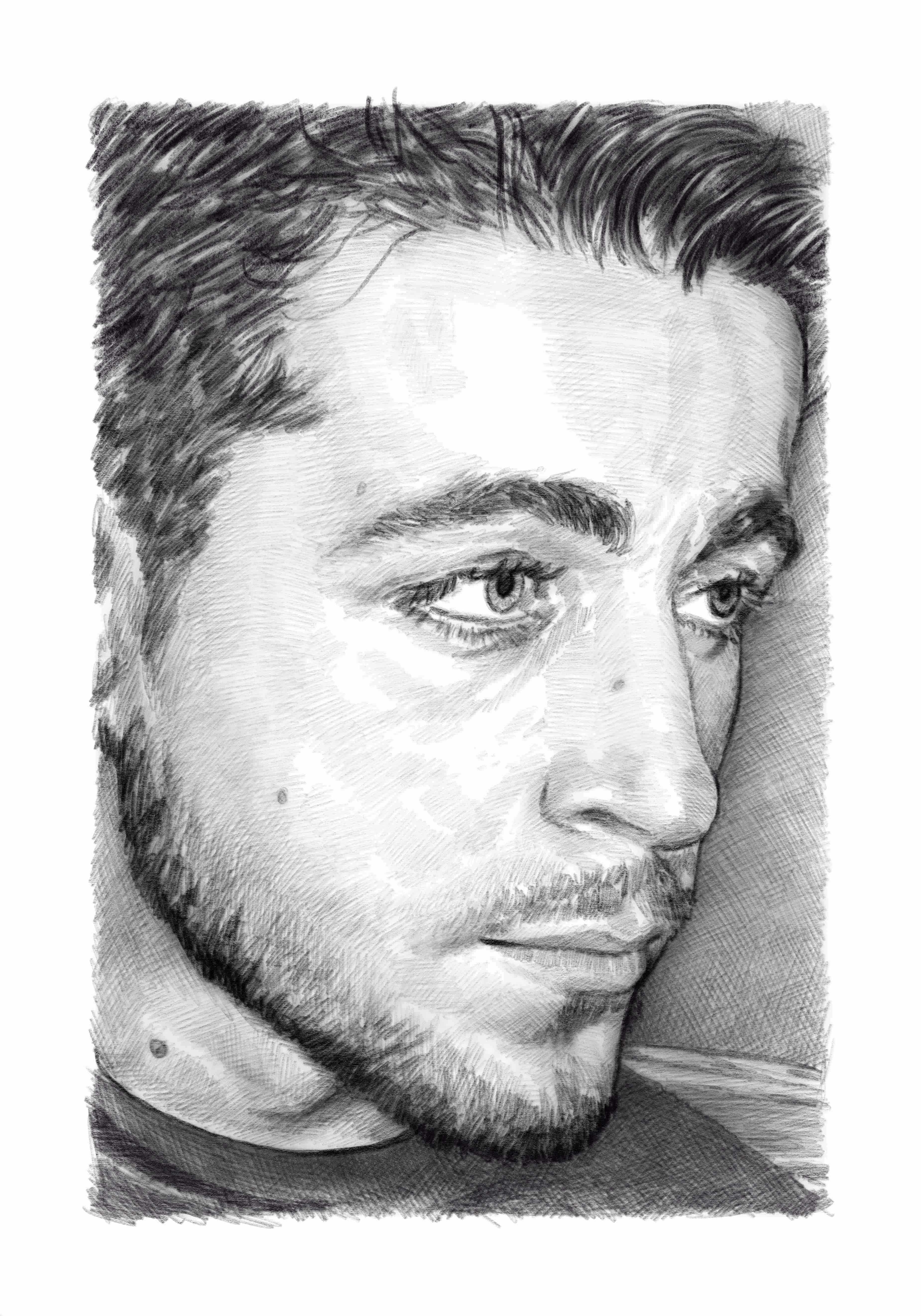 Desenho de Retratos a Grafite e Carvão a partir da sua foto