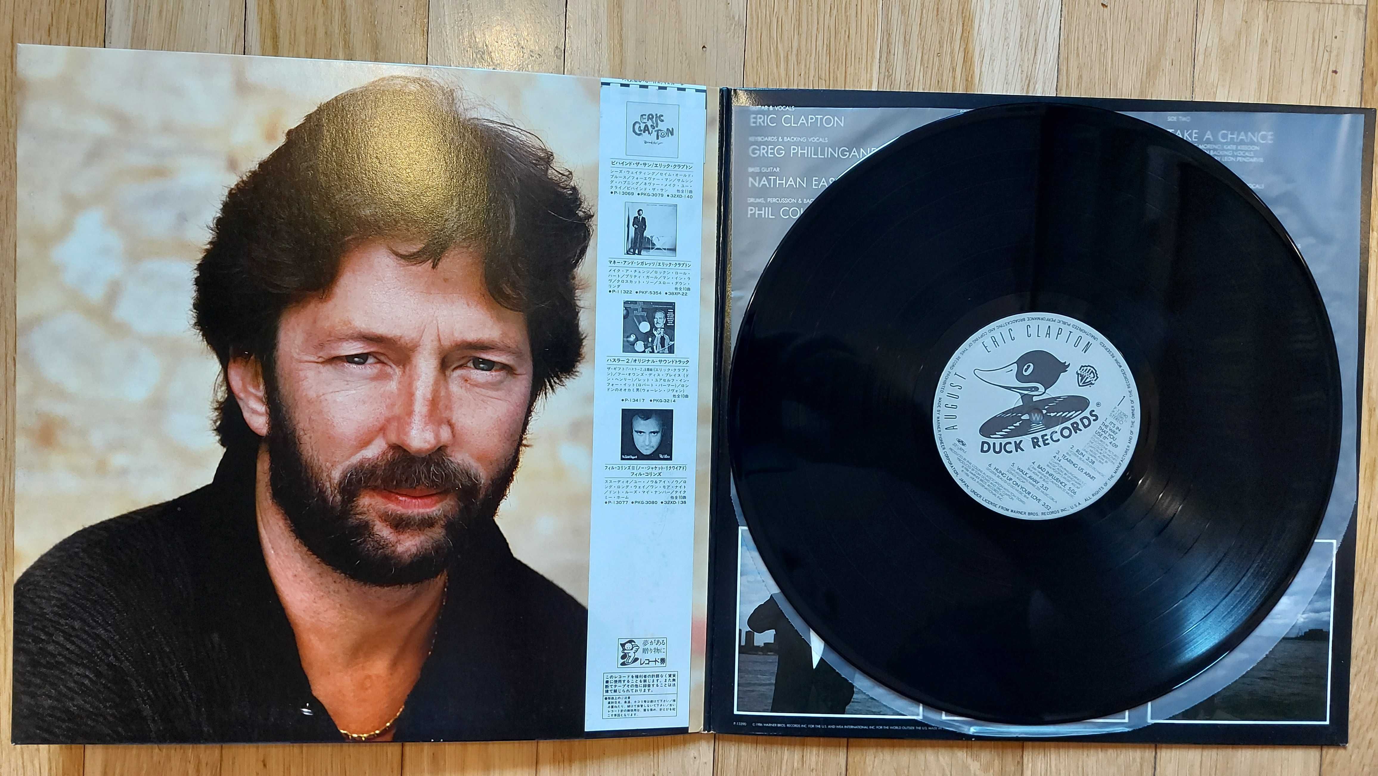 Eric Clapton, August, Japan, 21 Dec 1986, (NM/NM)  + inne tytuły