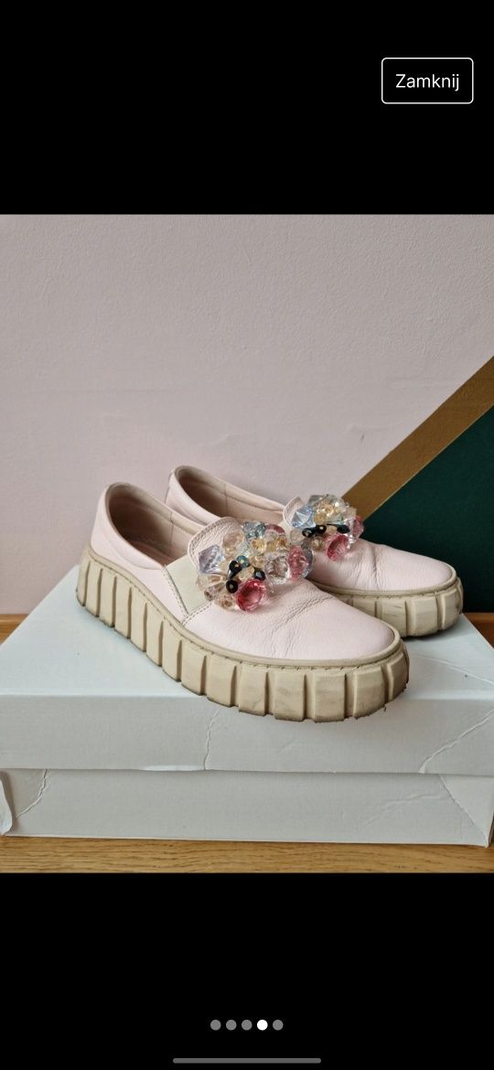 Buty oleksy z wysoką podeszwą