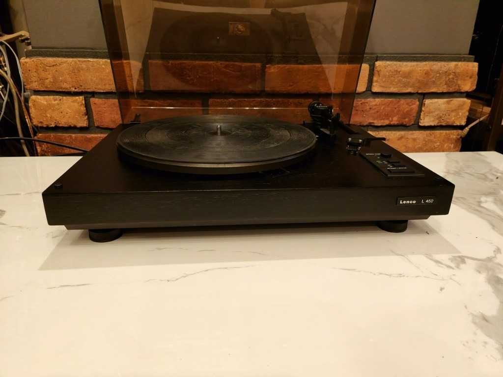 LENCO L-452 ! Złota Audio Technica ! Gramofon VINTAGE