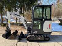 Bobcat E17 | 2019R | PO SERWISIE | 3 ŁYŻKI! | FV  Bobcat E17 E19 E16 E20 323 E25 E26