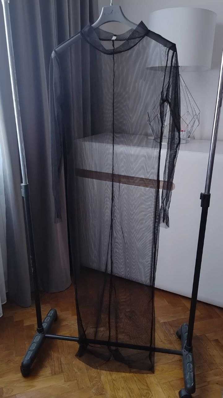 Платье сетка макси