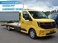 Renault Master 2.0 170km L3 laweta pomoc drogowa  nowy master 1950kg ładowności Autolaweta, 170KM, system PPP, full led