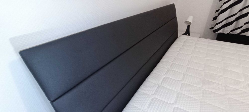 Quarto casal completo, linhas modernas