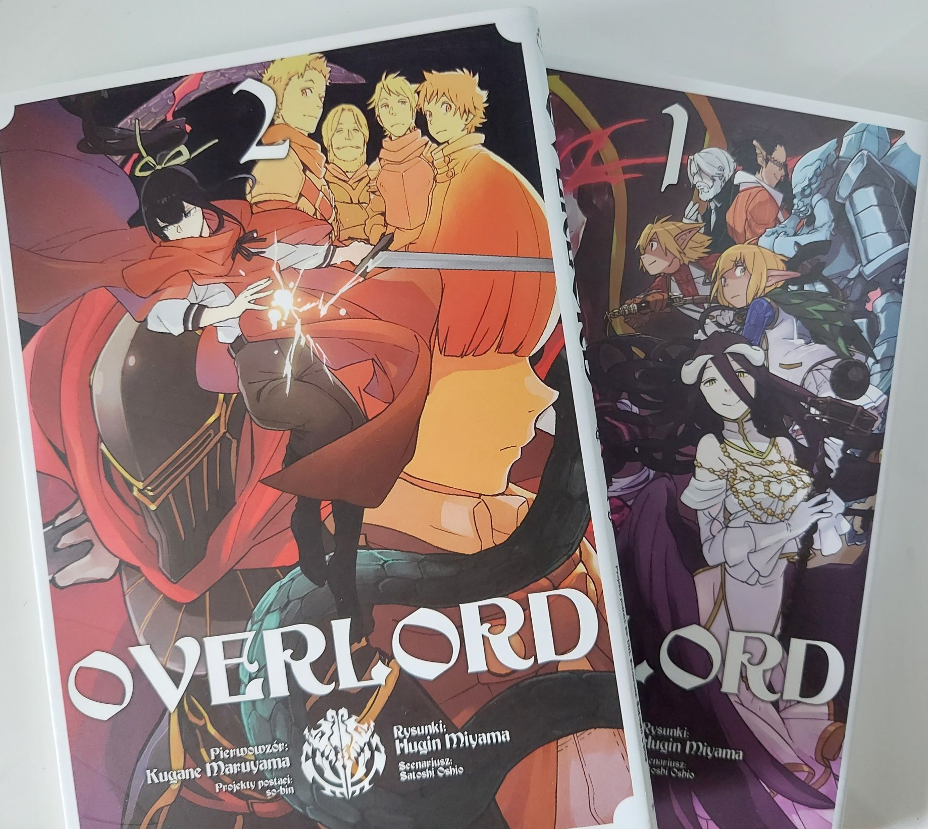 Manga ,,Overlord,, tom 1 i 2