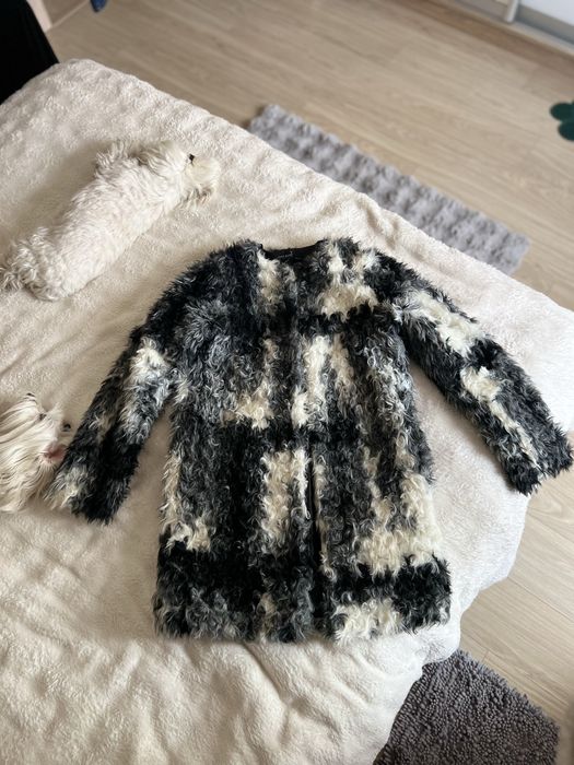 Futro zara baranek rozmiar xs