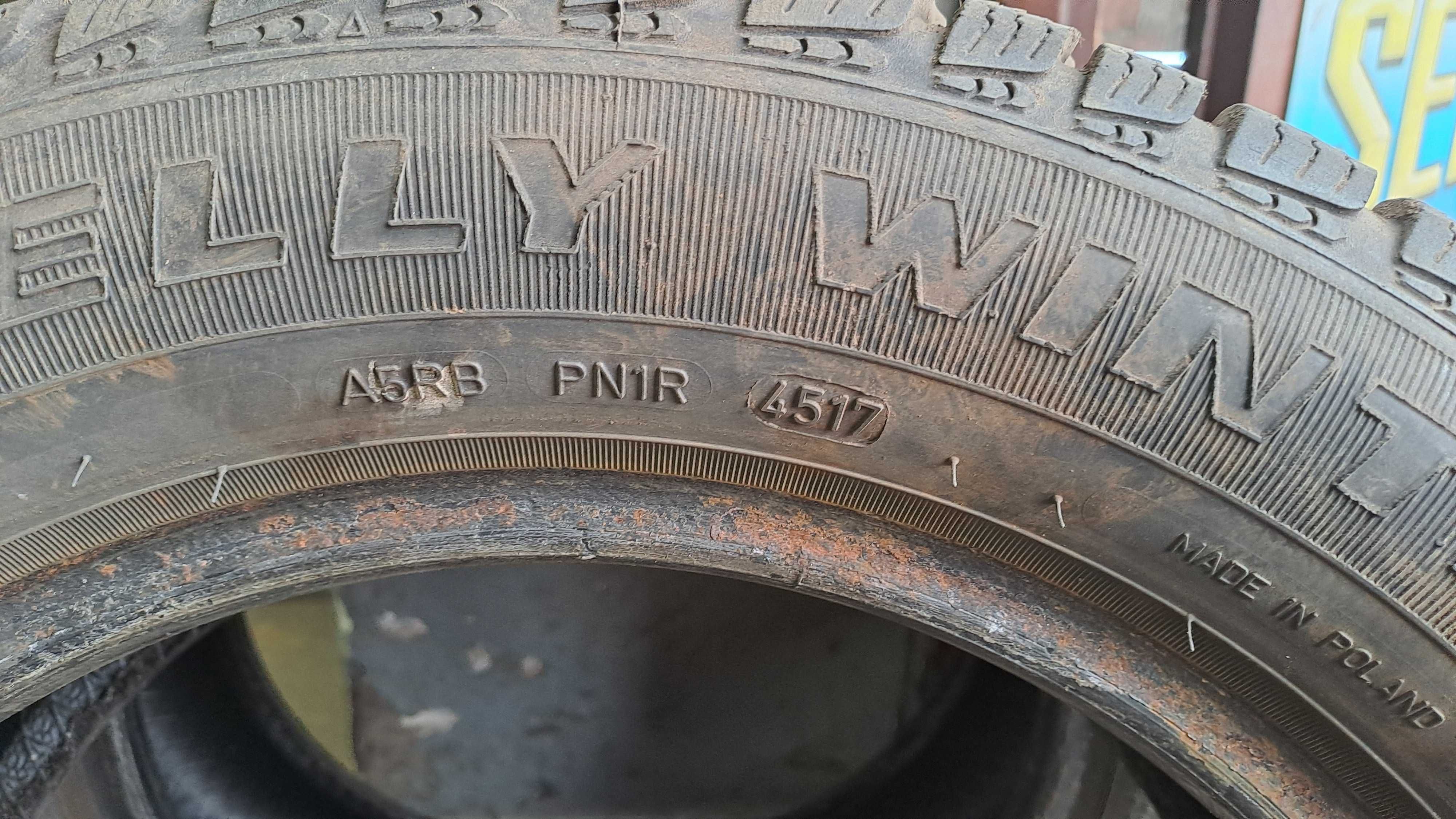 195/60r15 kelly opony zimowe uzywane 7mm bieznik