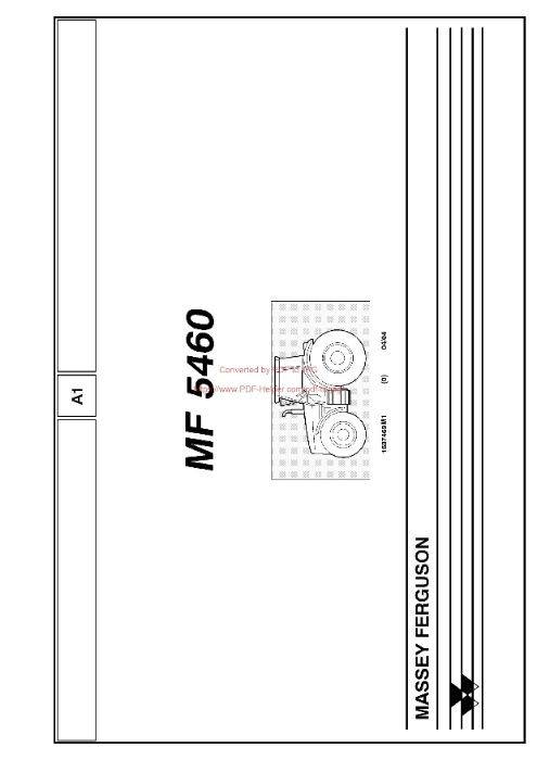 Katalog części Massey Ferguson MF 5460