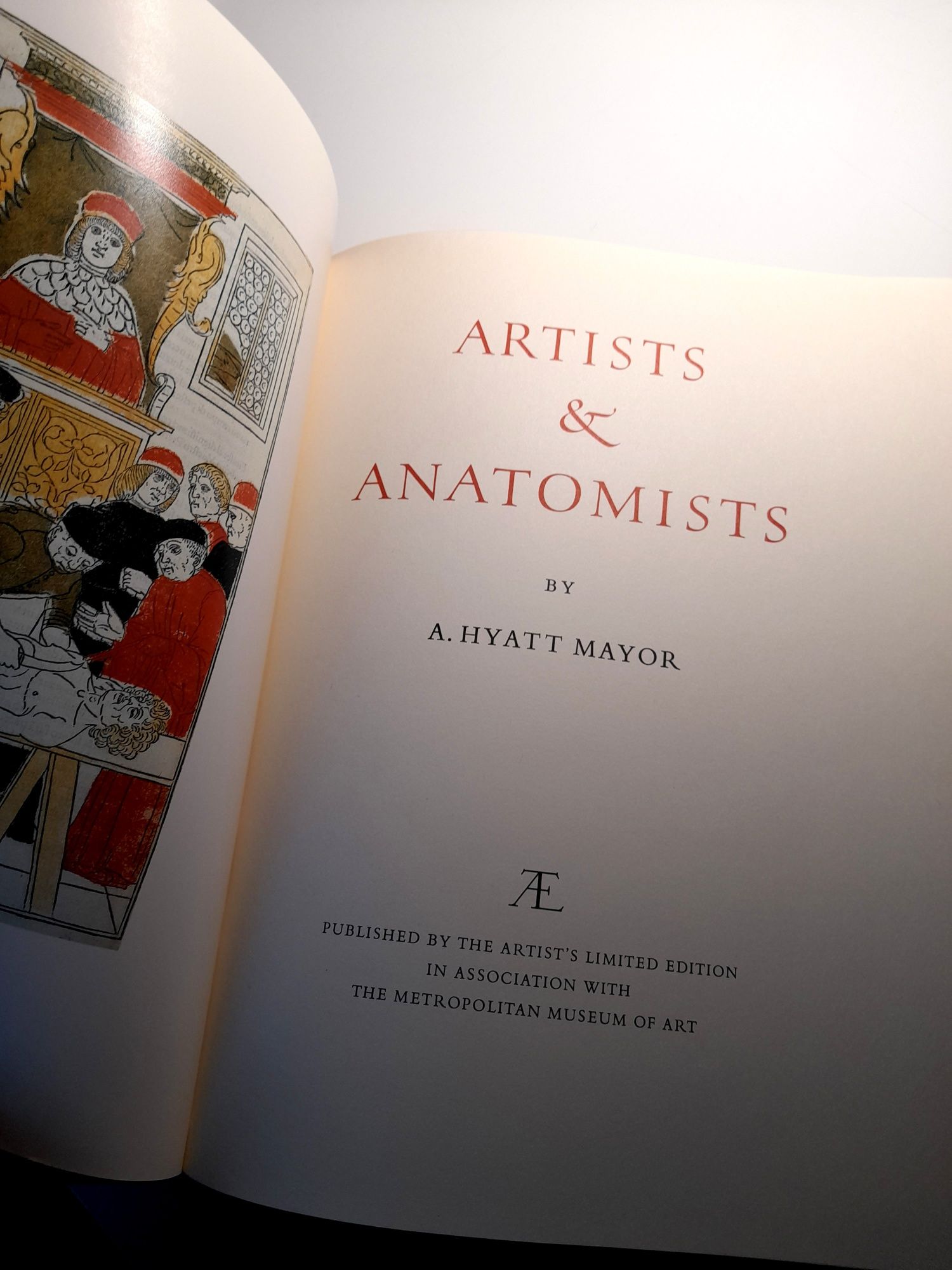Artists & Anatomists by A. Hyatt Mayor