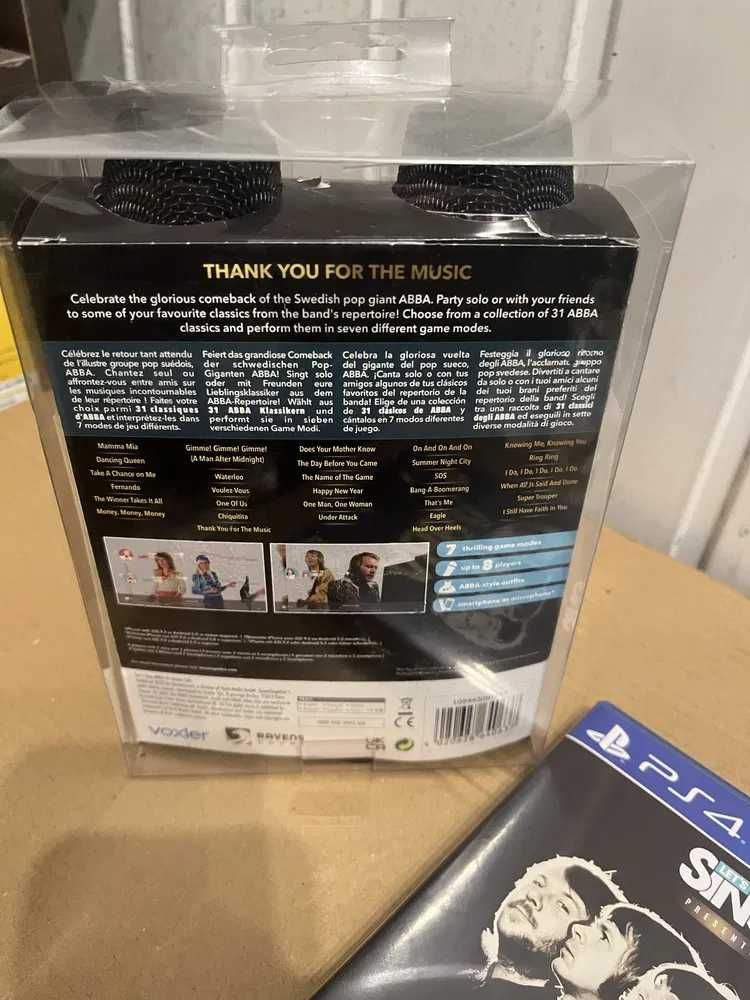 (866/n/25) Gra PS4 Let’s Sing presents ABBA + 2 mikrofony