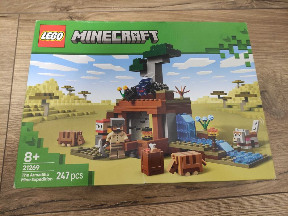 LEGO 21269 Minecraft Wyprawa do pancernikowej kopalni Nowe