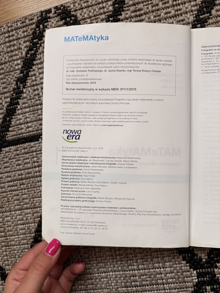 Nowa era podręcznik matematyka 1 podstawowy 2019 liceum technikum