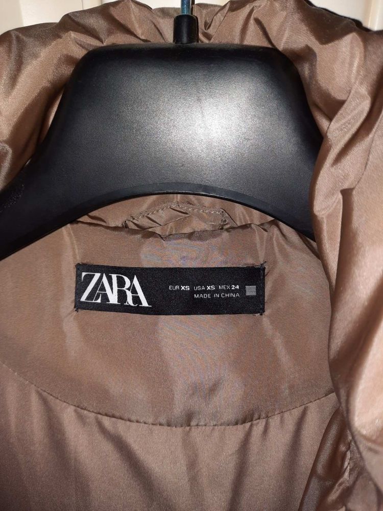 Пуховик Zara XS-M, зимняя куртка