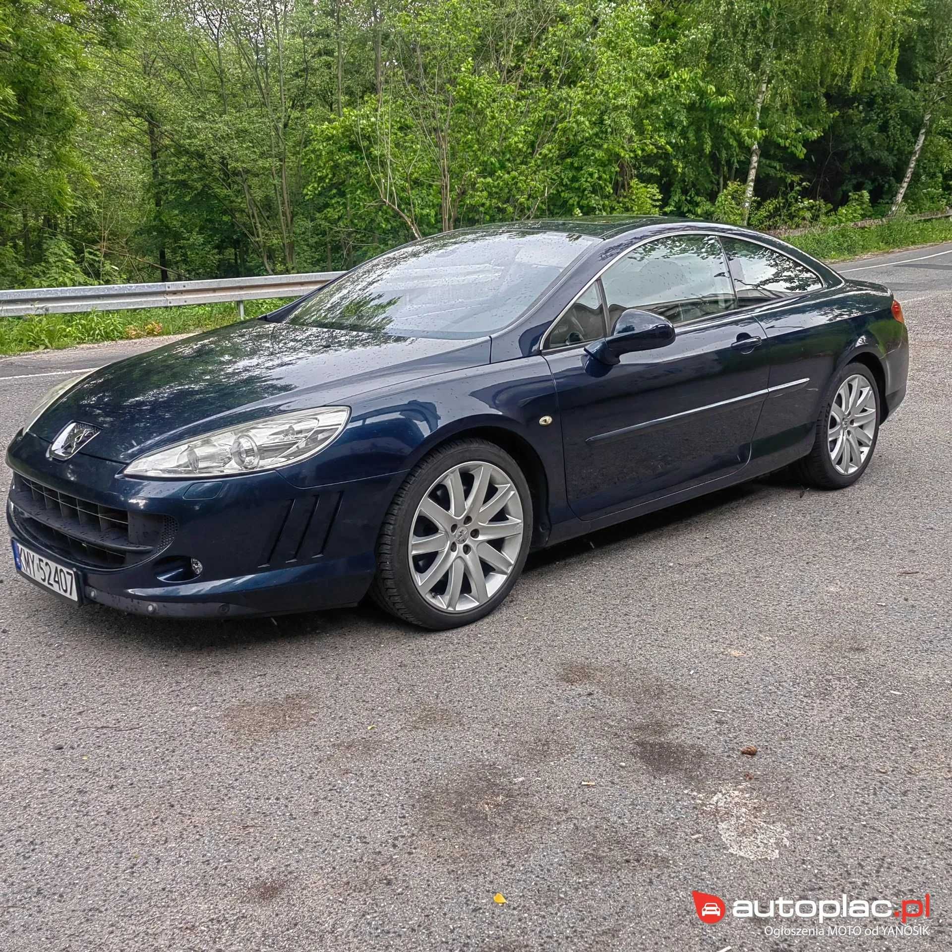Peugeot 407 3,0 HDi V6 241 KM Webasto, Szyberdach